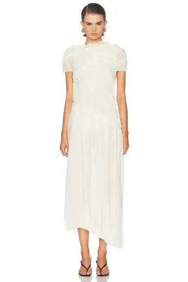 Magda Butrym Sheer Asymmetrical Dress | Thumbnail 2