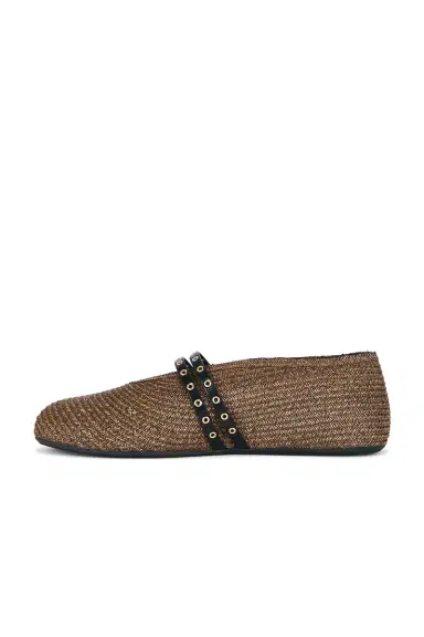Alaïa La Ballerine Paperstraw Flat | Thumbnail 5 Alaïa La Ballerine Paperstraw Flat | Thumbnail 5