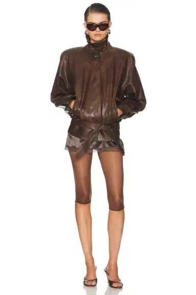 Magda Butrym Leather Jacket | Thumbnail 5