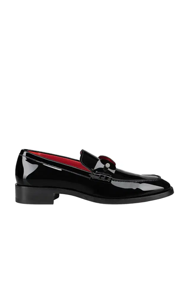 Christian Louboutin Chambelimoc Night Strass Flat Loafer