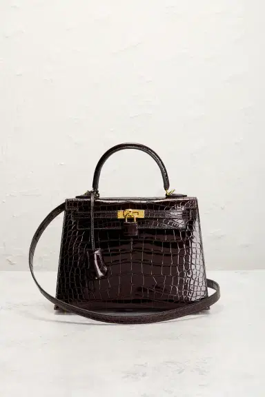 FWRD Renew Hermes Shiny Alligator Kelly 25 Sellier Handbag | Thumbnail 2 FWRD Renew Hermes Shiny Alligator Kelly 25 Sellier Handbag | Thumbnail 2