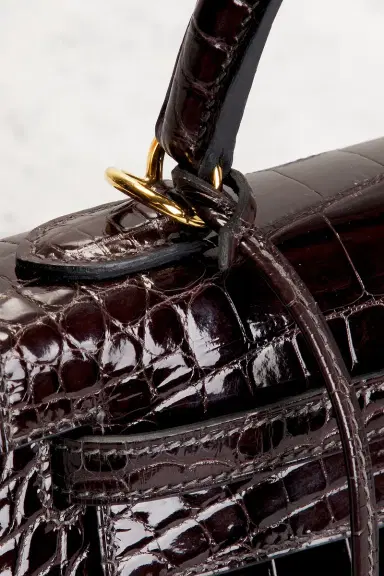 FWRD Renew Hermes Shiny Alligator Kelly 25 Sellier Handbag | Thumbnail 7 FWRD Renew Hermes Shiny Alligator Kelly 25 Sellier Handbag | Thumbnail 7