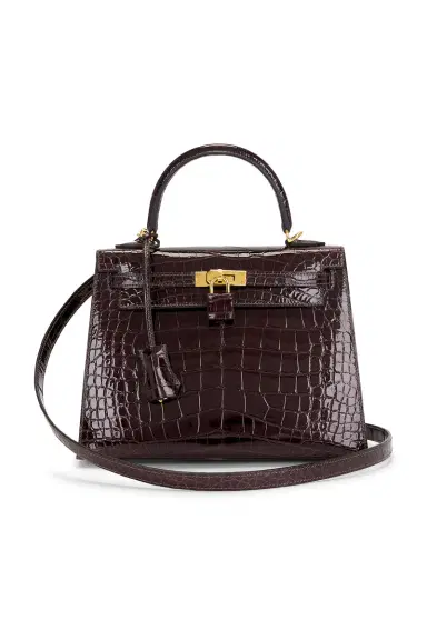 FWRD Renew Hermes Shiny Alligator Kelly 25 Sellier Handbag | Thumbnail 1 FWRD Renew Hermes Shiny Alligator Kelly 25 Sellier Handbag | Thumbnail 1