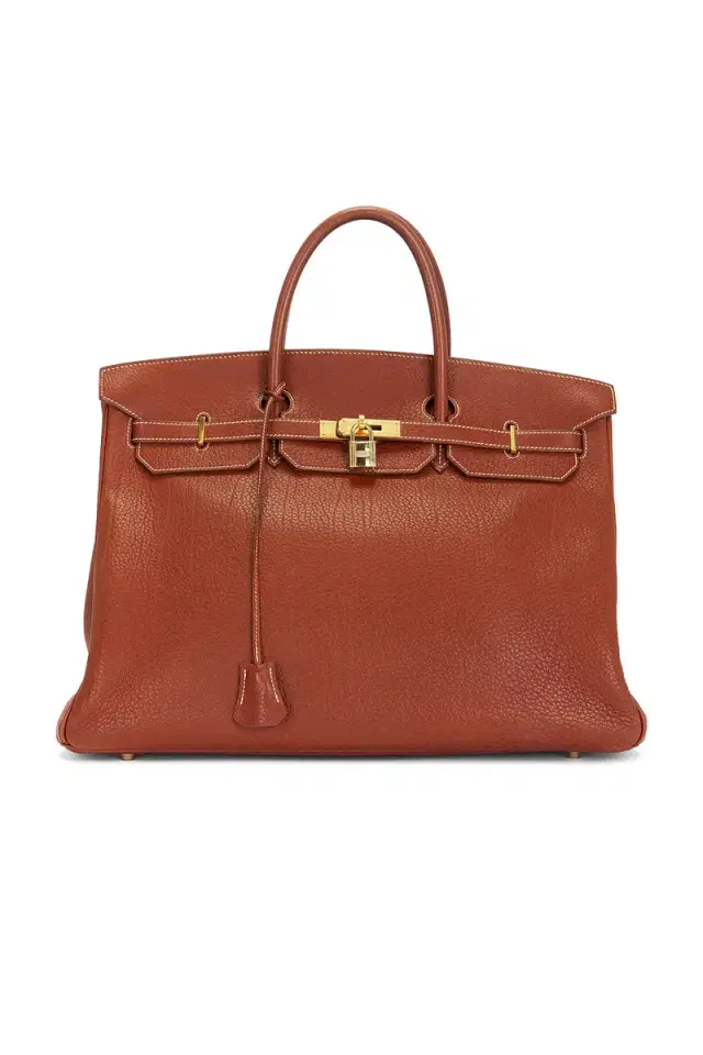 FWRD Renew Hermes Togo Birkin 40 Retourne Handbag