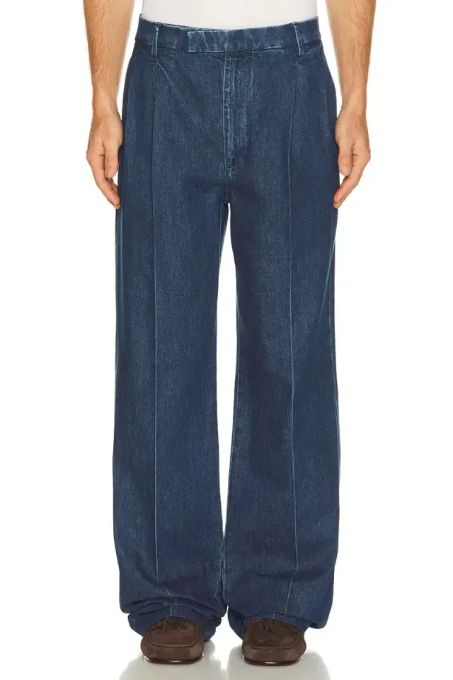 Valentino Pleated Denim Jean
