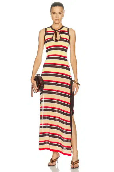 Rabanne Sleeveless Maxi Dress | Thumbnail 1 Rabanne Sleeveless Maxi Dress | Thumbnail 1