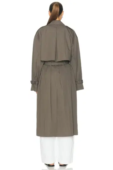 TOTEME Crisp Summer Trench Coat | Thumbnail 4 TOTEME Crisp Summer Trench Coat | Thumbnail 4