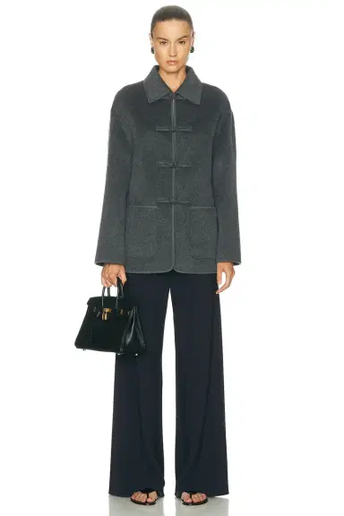 RÓHE Double Faced Wool Pankou Closure Jacket | Thumbnail 5