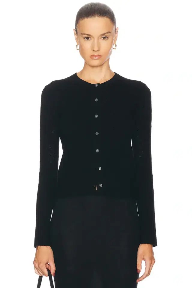Guest In Residence Jane Pointelle Cashmere Cardigan