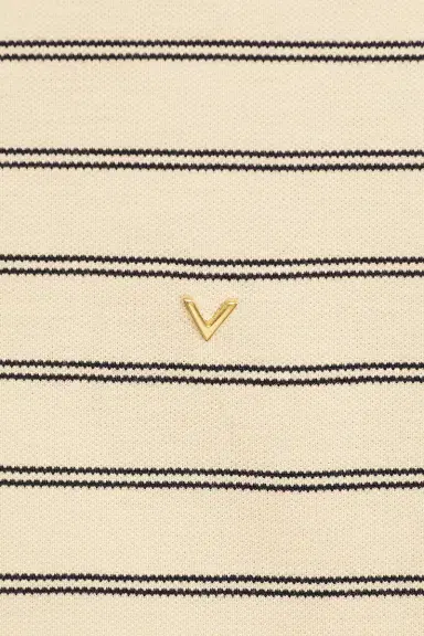 Valentino Striped Jersey Polo | Thumbnail 5