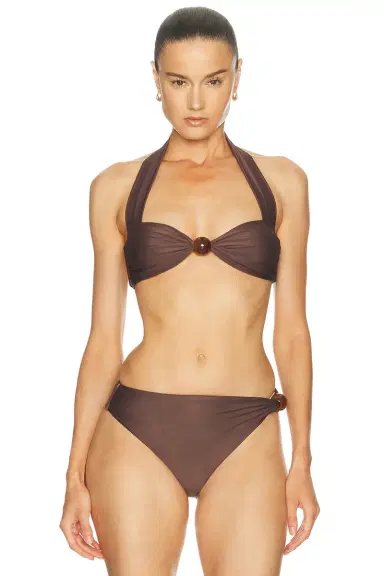 NICHOLAS Sirena Halter Bikini Top | Thumbnail 1 NICHOLAS Sirena Halter Bikini Top | Thumbnail 1