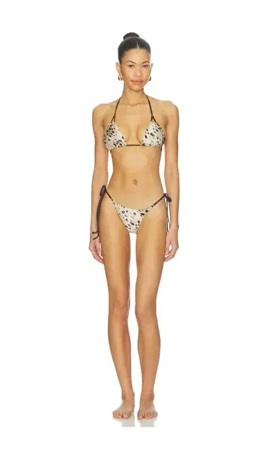 Frankies Bikinis X Jennie Elena Satin Bottom | Thumbnail 4