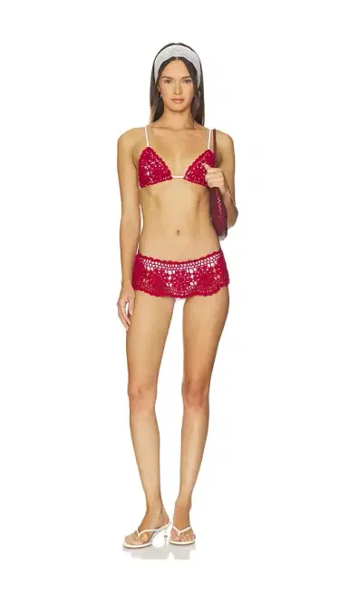 Frankies Bikinis Elena Crochet Bikini Top | Thumbnail 4 Frankies Bikinis Elena Crochet Bikini Top | Thumbnail 4