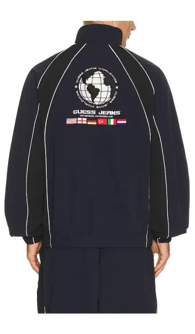 Guess Jeans Crinkle Nylon Track Jacket | Thumbnail 2