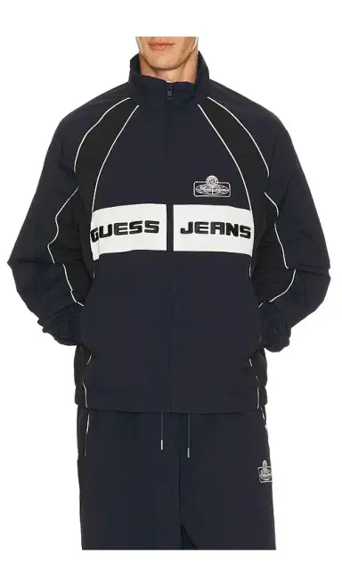 Guess Jeans Crinkle Nylon Track Jacket | Thumbnail 1
