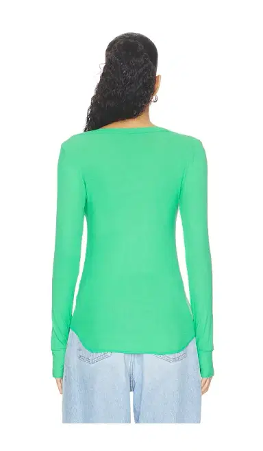 Michael Lauren Otis Long Sleeve Fitted V-neck | Thumbnail 3