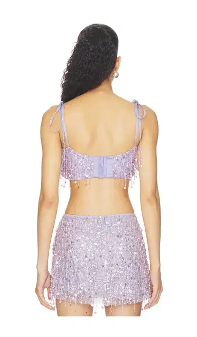 Asta Resort Yasmin Hand Beaded Tie Bralette | Thumbnail 3 Asta Resort Yasmin Hand Beaded Tie Bralette | Thumbnail 3
