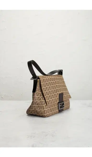 FWRD Renew Fendi Zucchino Mama Baguette Shoulder Bag | Thumbnail 4 FWRD Renew Fendi Zucchino Mama Baguette Shoulder Bag | Thumbnail 4