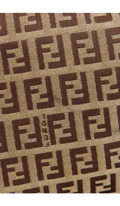 FWRD Renew Fendi Zucchino Tote Bag | Thumbnail 6