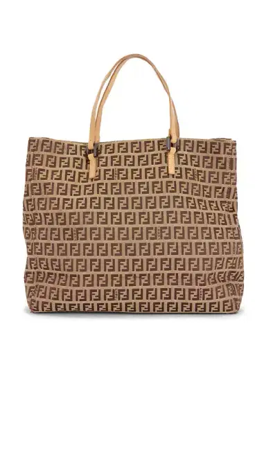FWRD Renew Fendi Zucchino Tote Bag | Thumbnail 1
