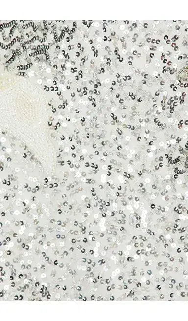 Leslie Amon Mermaid Skin Mini Dress Bridal | Thumbnail 4