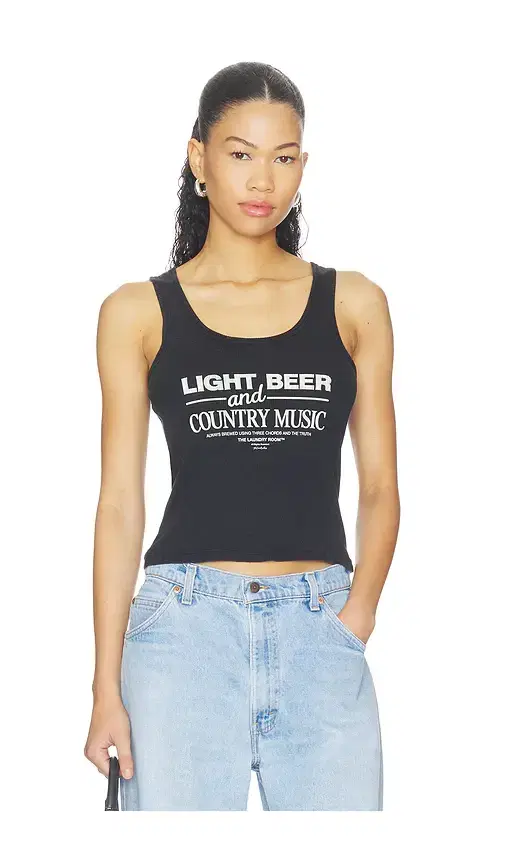 Light Beer And Country Music Rib Tank