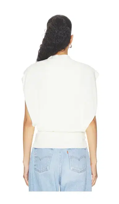 Simkhai Juli Draped Cape Top | Thumbnail 3 Simkhai Juli Draped Cape Top | Thumbnail 3