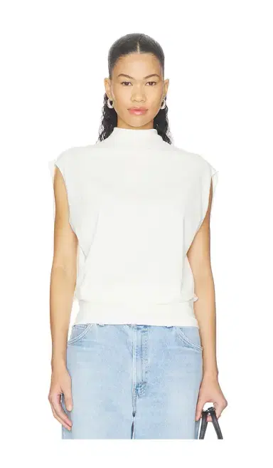 Simkhai Juli Draped Cape Top | Thumbnail 1 Simkhai Juli Draped Cape Top | Thumbnail 1