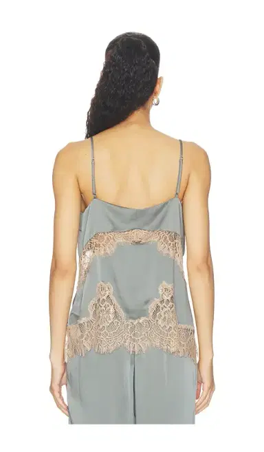 L'AGENCE Mitsu Lace Trim Cami | Thumbnail 3