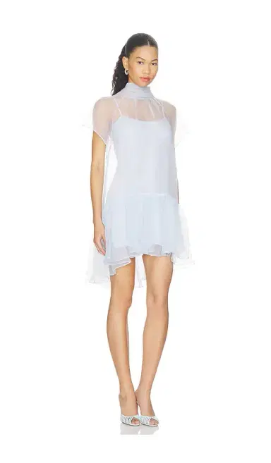 Simkhai Beaux Tiered Mini Dress | Thumbnail 2 Simkhai Beaux Tiered Mini Dress | Thumbnail 2