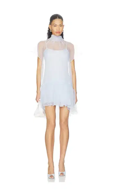 Simkhai Beaux Tiered Mini Dress | Thumbnail 1 Simkhai Beaux Tiered Mini Dress | Thumbnail 1
