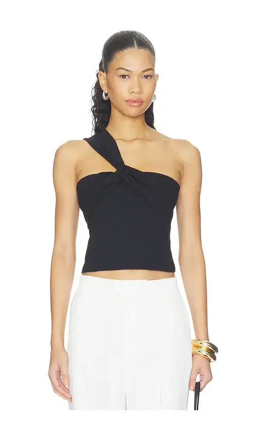 susana monaco Twisted One Arm Top