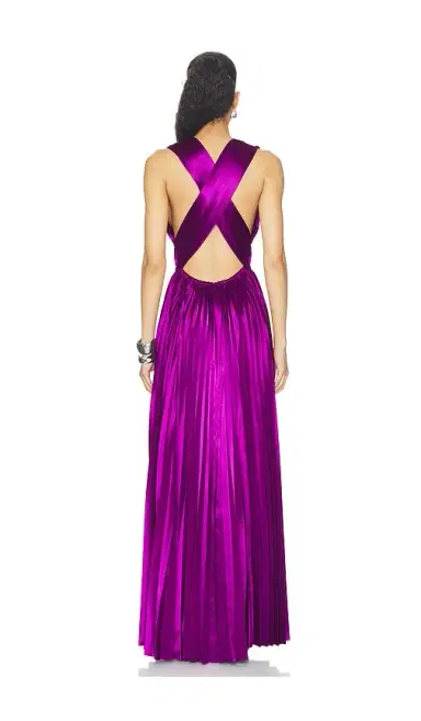 Ulla Johnson Lena Sleeveless Satin Gown | Thumbnail 3 Ulla Johnson Lena Sleeveless Satin Gown | Thumbnail 3