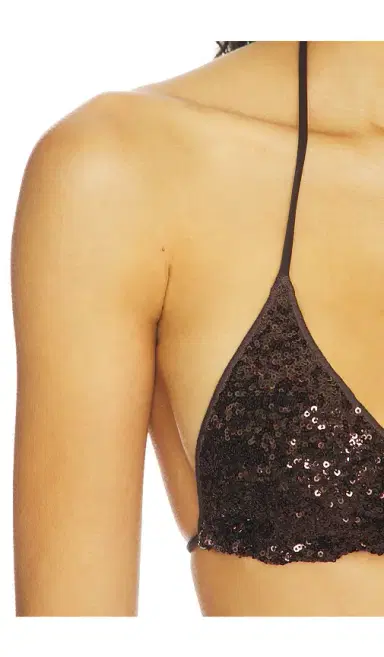 Skims Classic Swim Triangle Bikini Top | Thumbnail 5