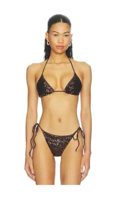 Skims Classic Swim Triangle Bikini Top | Thumbnail 1