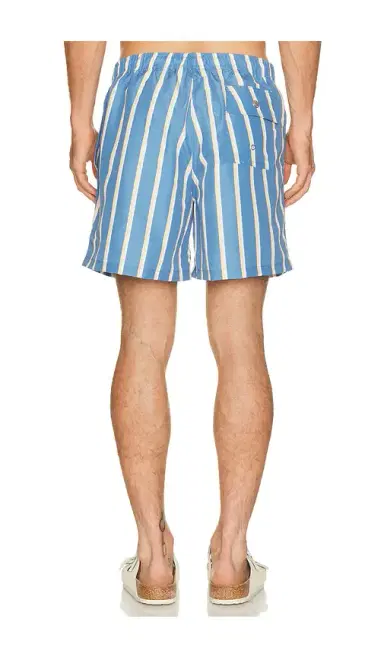 BATHER Fine Stripe Swim Trunk | Thumbnail 2