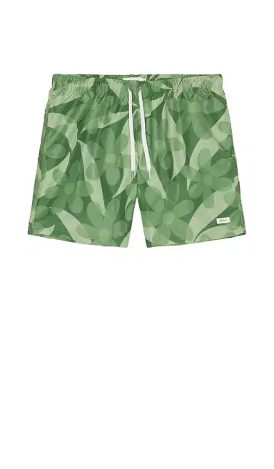 BATHER Fern Daisy Trip Swim Trunk | Thumbnail 4