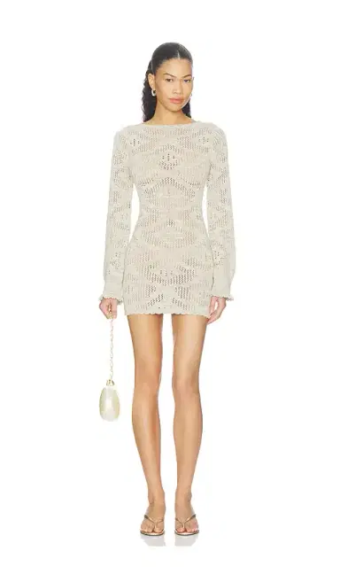 Asta Resort Eve Longsleeve Mini Dress | Thumbnail 2 Asta Resort Eve Longsleeve Mini Dress | Thumbnail 2