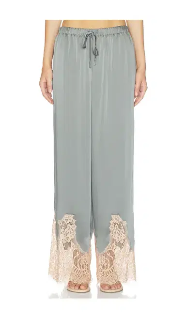 L'Agence Mirel Lace Trim Drawstring Pant | Thumbnail 1 L'Agence Mirel Lace Trim Drawstring Pant | Thumbnail 1