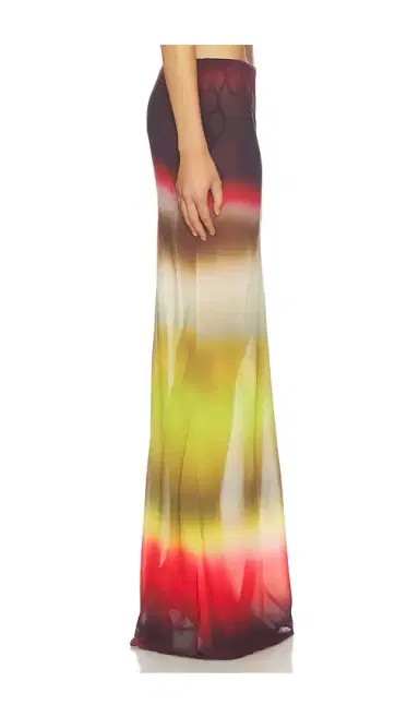 Runaway The Label Cyrus Low Waist Sheer Maxi Skirt | Thumbnail 3