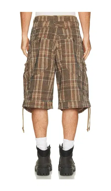 Jaded London Check Cord Cadet Shorts | Thumbnail 2