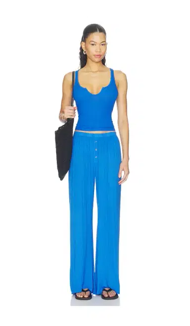 Michael Lauren Laguna Wide Leg Pant With Snaps | Thumbnail 5