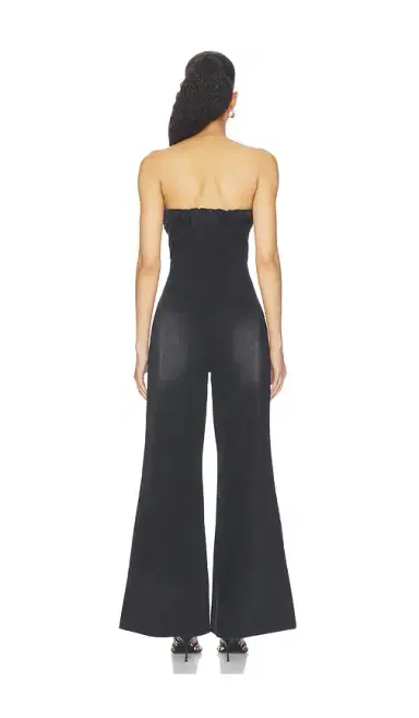 One Teaspoon Dark Angel Strapless Wide Leg Denim Jumpsuit | Thumbnail 3