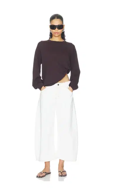 LIONESS Horseshoe Cropped Jeans | Thumbnail 6