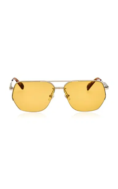 Jacquemus Aviator-Frame Metal Sunglasses | Thumbnail 4 Jacquemus Aviator-Frame Metal Sunglasses | Thumbnail 4