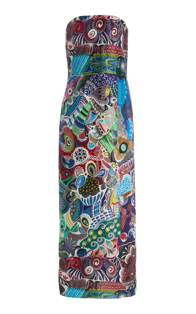 Exclusive Arnulfo Vasquez Linen-Silk Maxi Dress