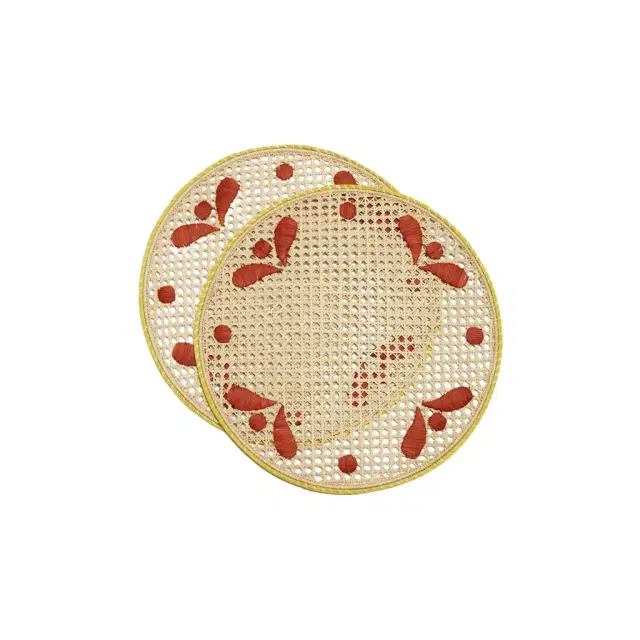 La DoubleJ Raffia Placemats Set Of 2