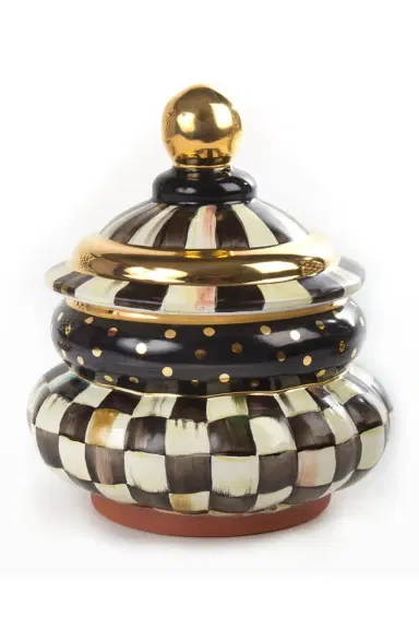 MacKenzie-Childs Courtly Check Groovy Canister | Thumbnail 4