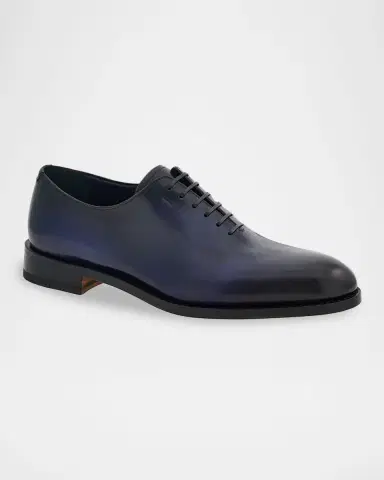 Ferragamo Men 's Angiolo Wholecut Leather Oxfords | Thumbnail 2