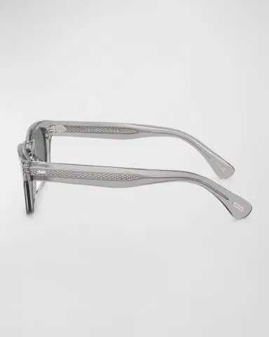 Oliver Peoples Men's Rosson Sun Acetate Rectangle Sunglasses | Thumbnail 2